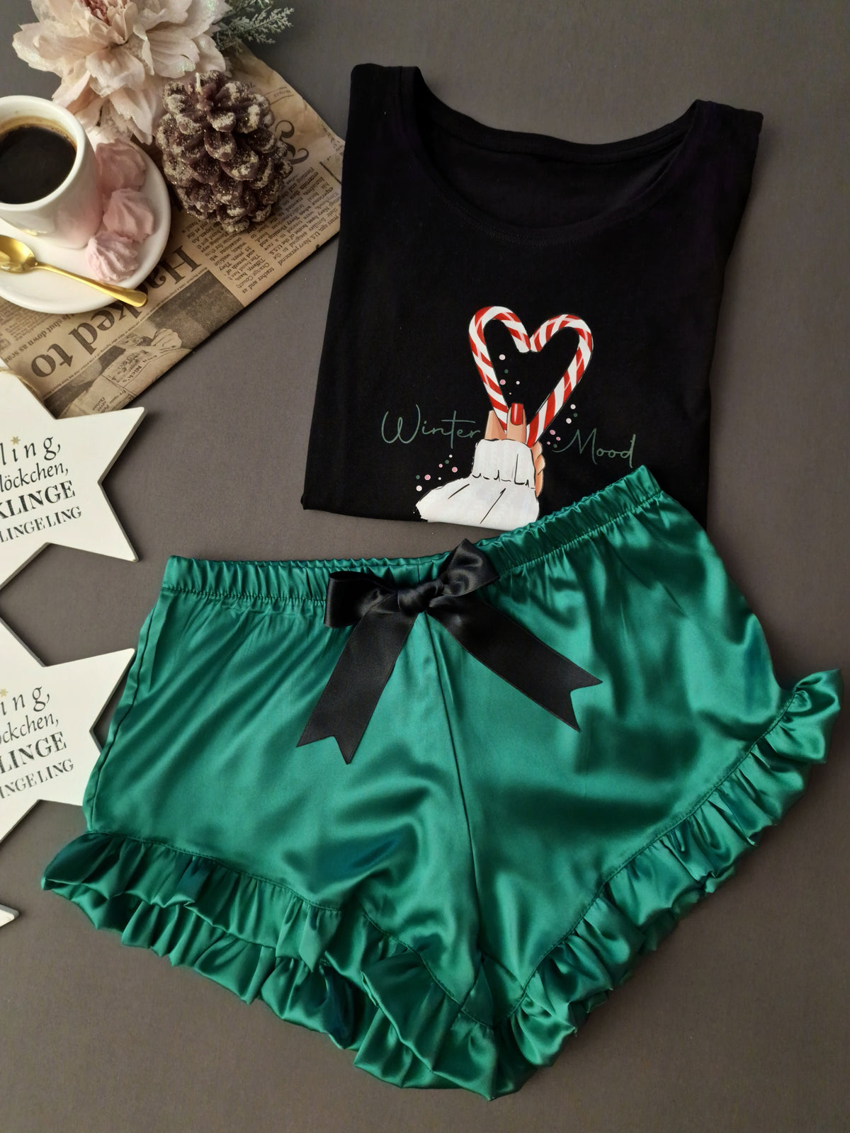 Green Christmas set 5