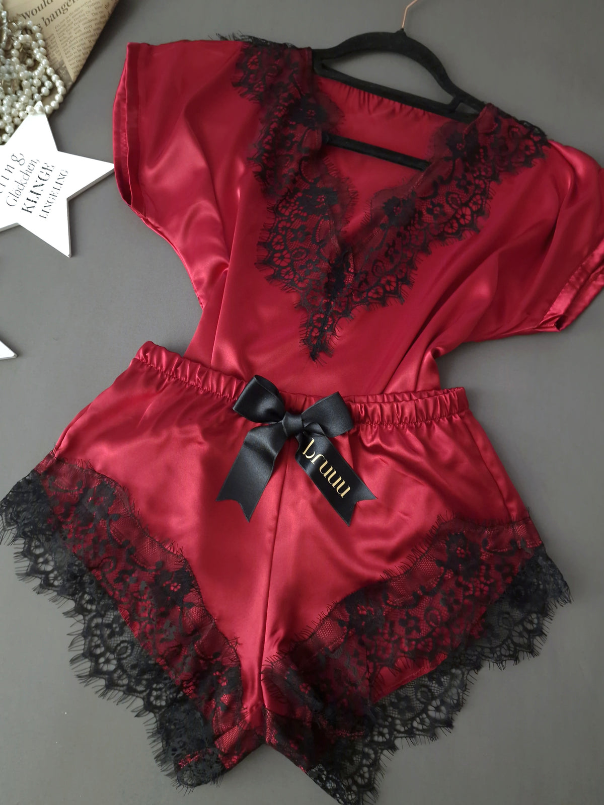 Bordo kimono set