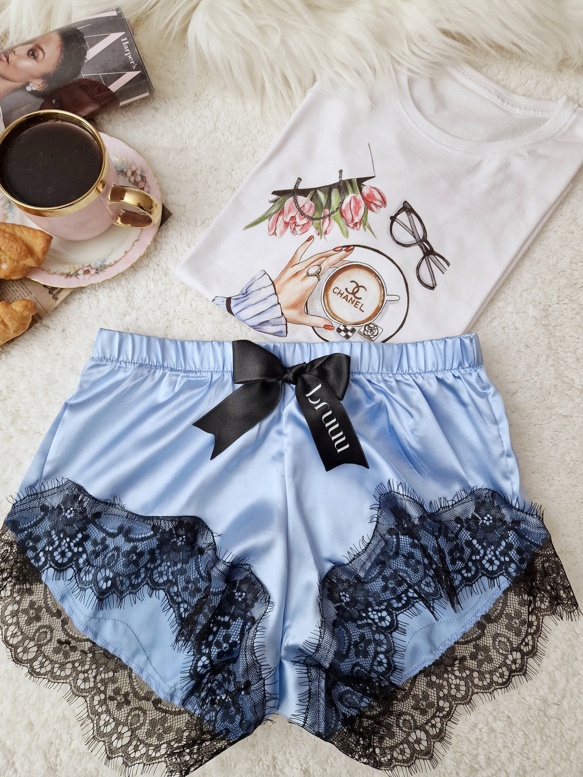 Blue T-shirt short