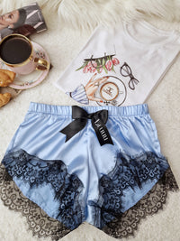 Blue T-shirt short