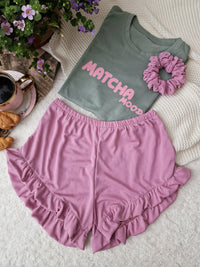 Matcha Pink set s gumičkou