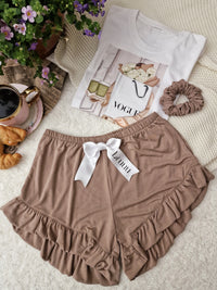 Brown Vogue s gumičkou