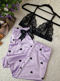 Purple Bra set