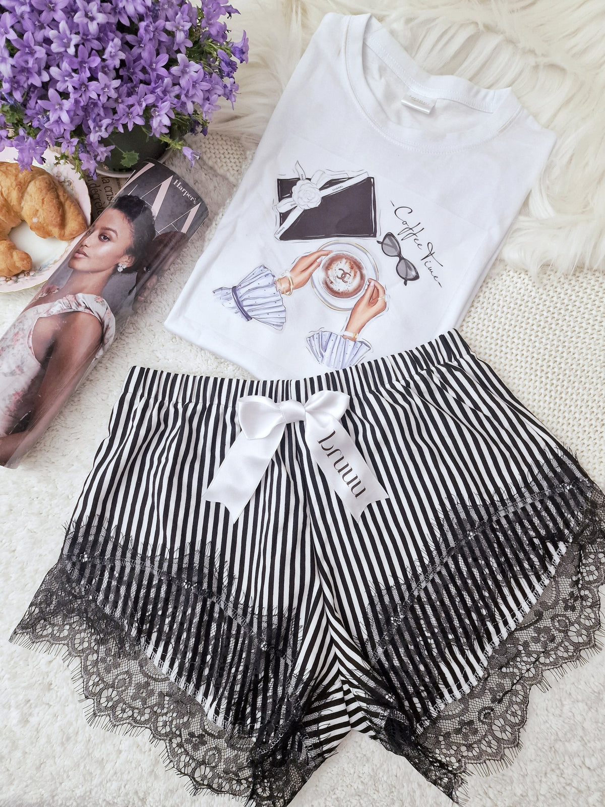 Black & White T-shirt set