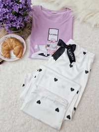 White & purple set