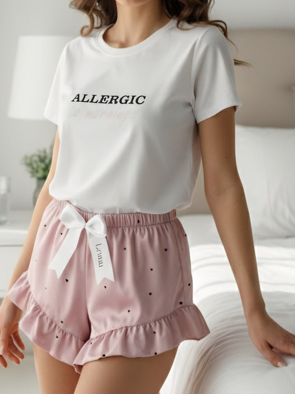 Love Allergic to mornings set
