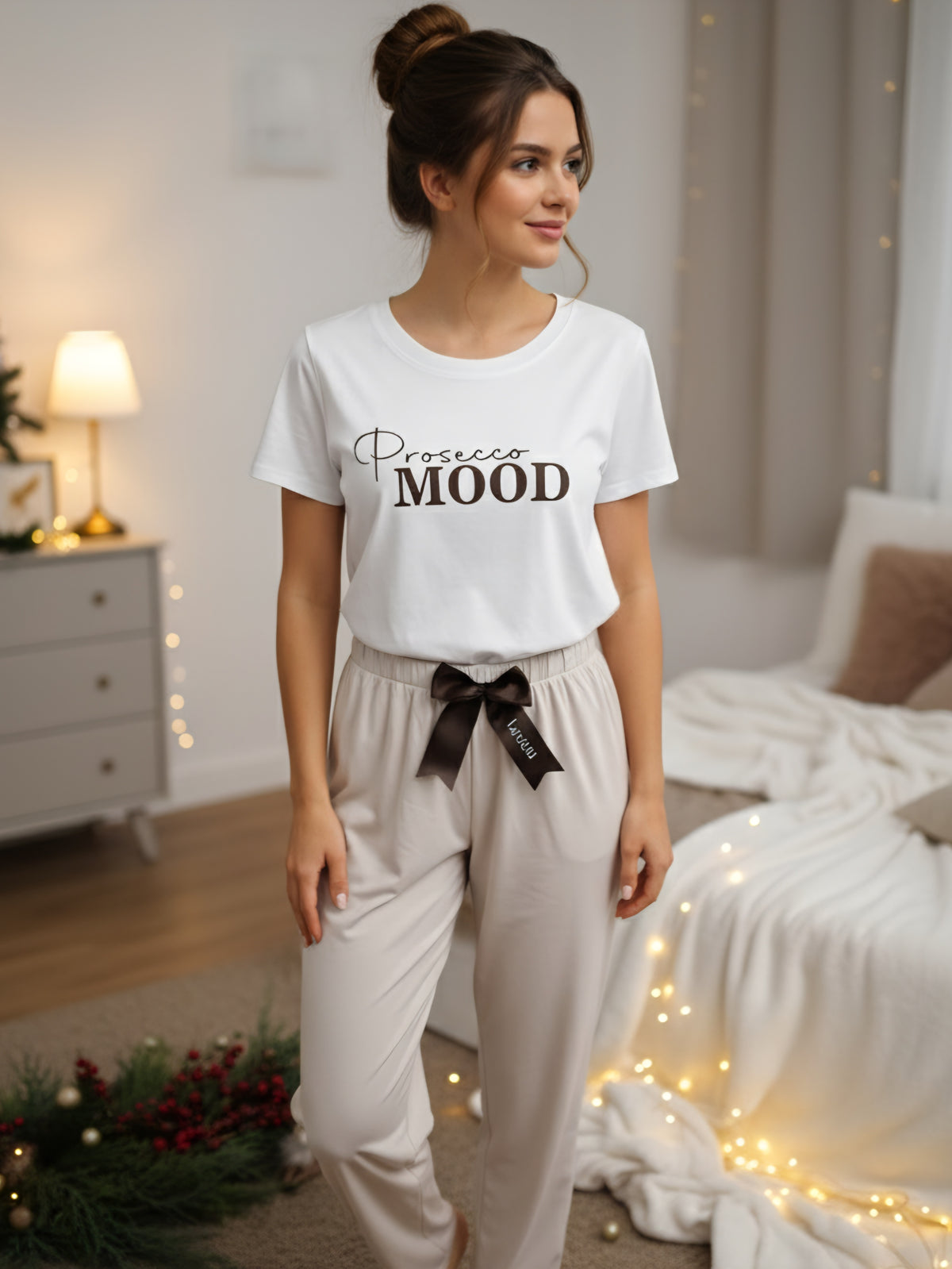 Beige prosecco long set