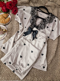 Beige heart set 1