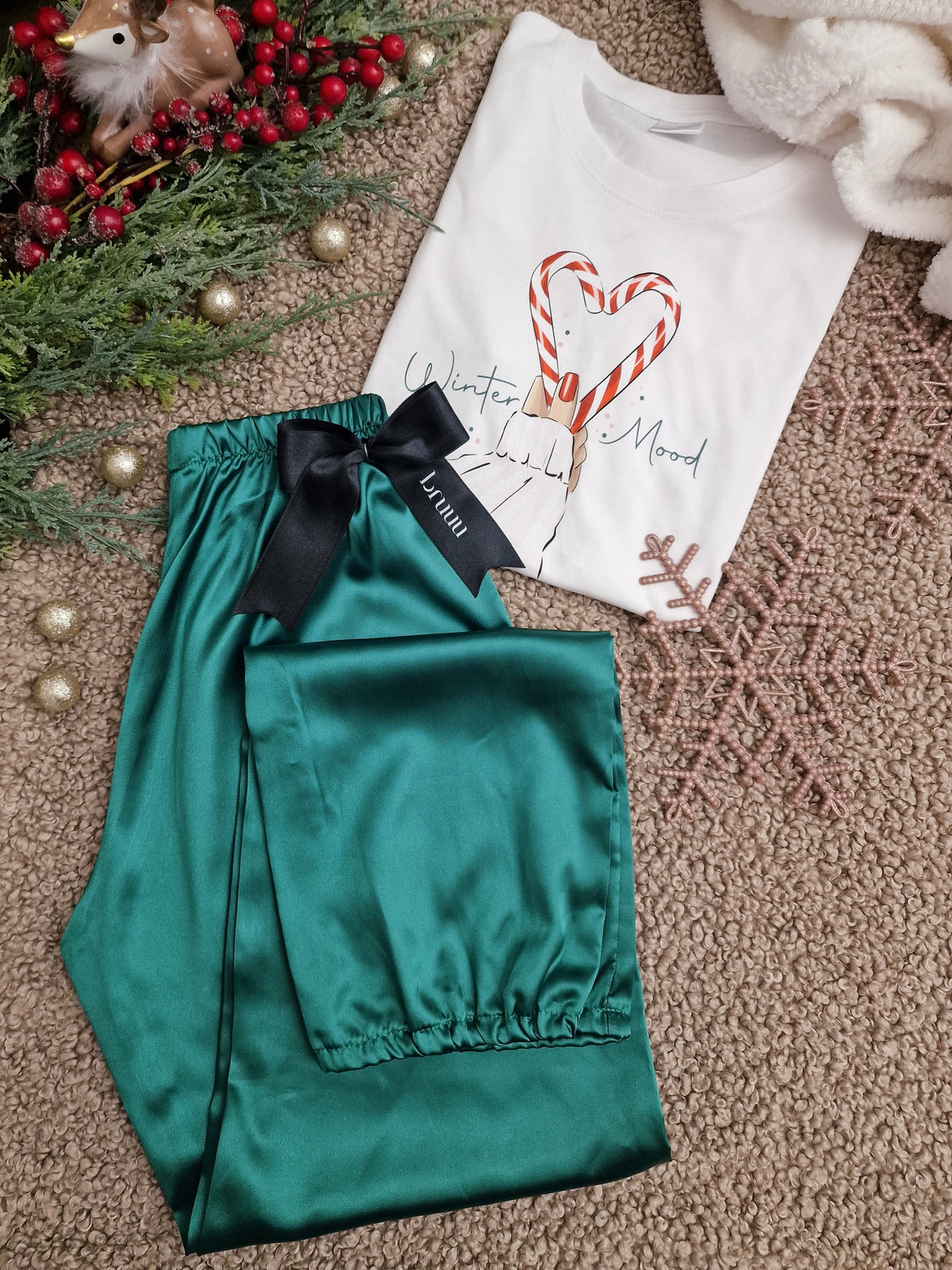 Christmas green set