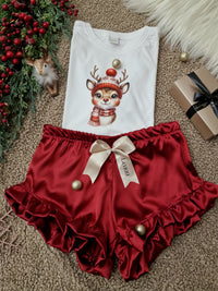 Bordo short sobík set